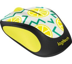 LOGITECH  Lemon M238 Wireless Optical Touch Mouse - Yellow & Black